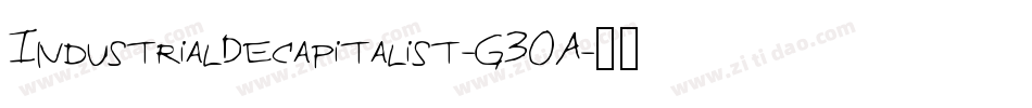 IndustrialDecapitalist-G3OA字体转换
