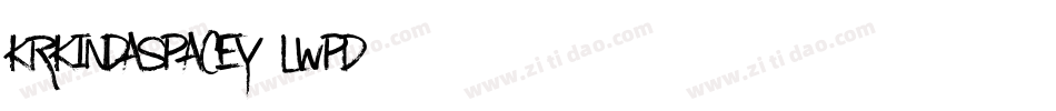 KrKindaSpacey-LwPD字体转换