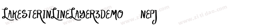 Lakesterinlinelayer3demo-nEPJ字体转换