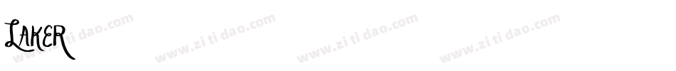 laker字体转换