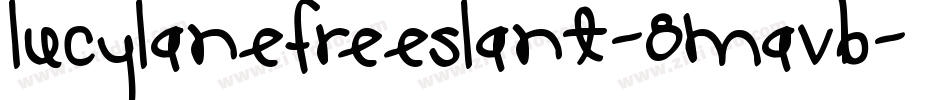 LucylanefreeSlant-8MaVB字体转换