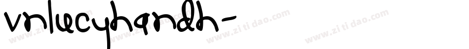 VNLucyHandH字体转换