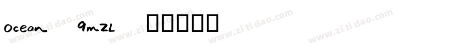 Ocean-9mZL字体转换