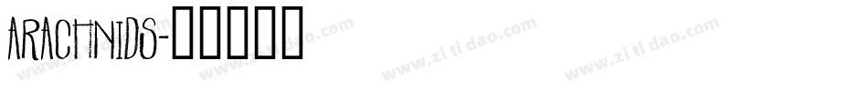 Arachnids字体转换