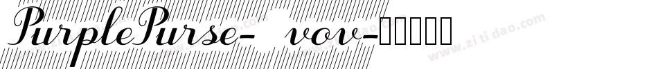 PurplePurse-6vov字体转换