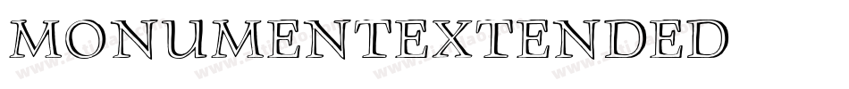 MonumentExtended字体转换