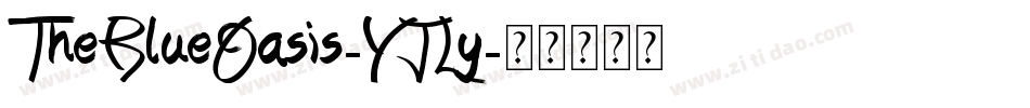 TheBlueOasis-YJLy字体转换