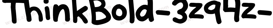 ThinkBold-3z94z字体转换