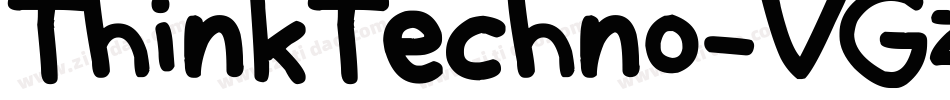 ThinkTechno-VGzBx字体转换