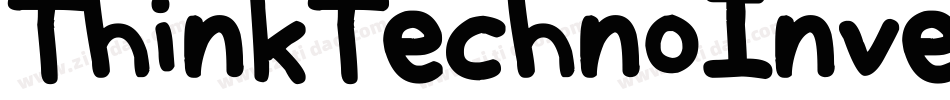 ThinkTechnoInverse-51X5Z字体转换