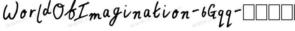 WorldOfImagination-6Gqq字体转换