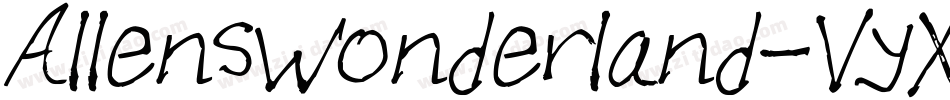 Allenswonderland-VyXB字体转换