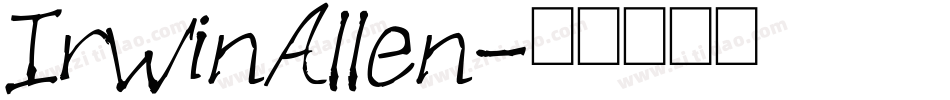 IrwinAllen字体转换