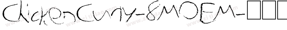 ChickenCurly-8MOEM字体转换