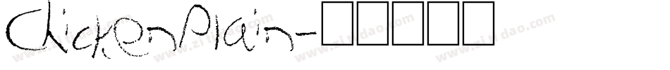 ChickenPlain字体转换