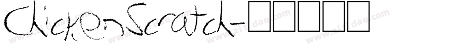 ChickenScratch字体转换