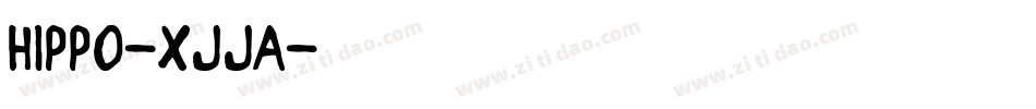 Hippo-Xjja字体转换