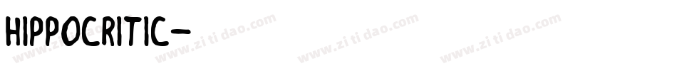 Hippocritic字体转换