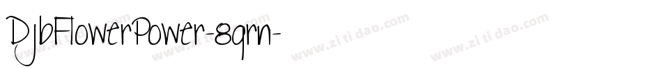 DjbFlowerPower-8qrn字体转换