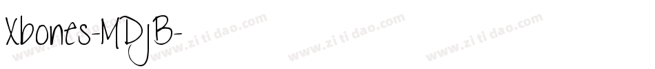 Xbones-MDjB字体转换