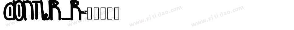 dontwr_r字体转换