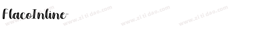 FlacoInline字体转换