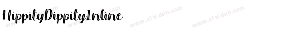 HippityDippityInline字体转换 HippityDippityInline字体转换