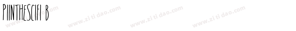 PiInTheScifi-B075字体转换