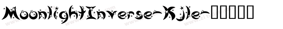MoonlightInverse-Kjle字体转换