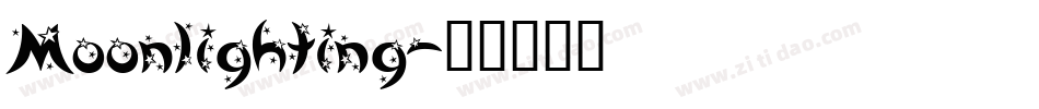 Moonlighting字体转换