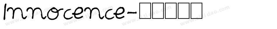 Innocence字体转换