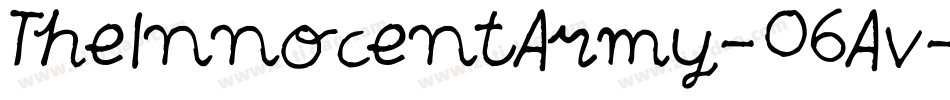 TheInnocentArmy-06Av字体转换
