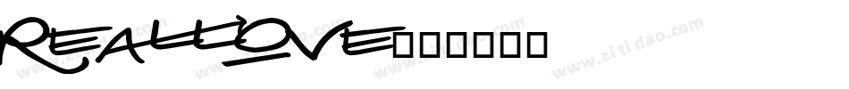 RealLove字体转换