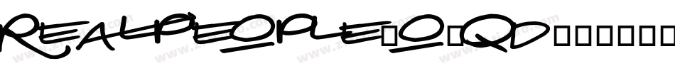 RealPeople-o0qd字体转换