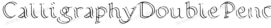 CalligraphyDoublePencil-mMDP字体转换