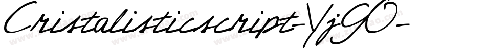 Cristalisticscript-YjGO字体转换
