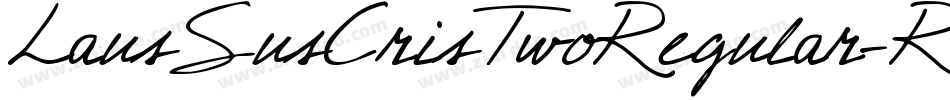 LausSusCrisTwoRegular-R7z6字体转换 LausSusCrisTwoRegular-R7z6字体转换
