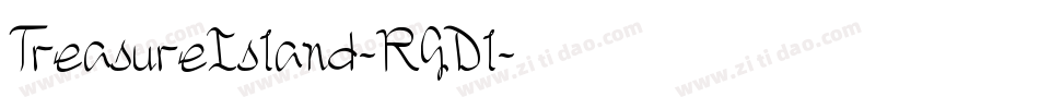 TreasureIsland-RGDl字体转换