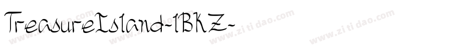 TreasureIsland-lBKZ字体转换