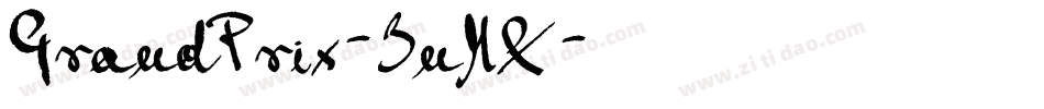 GrandPrix-3nMX字体转换