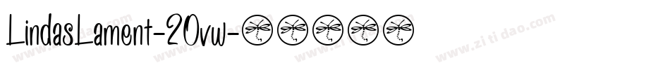 LindasLament-2Ovw字体转换