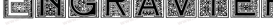 Engravier_Initials字体转换