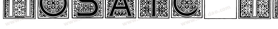 Mosaic_Initials字体转换