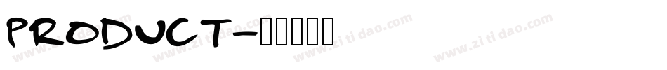 product字体转换