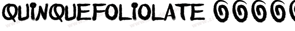 Quinquefoliolate字体转换