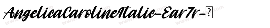 AngelicaCarolineItalic-Ear7r字体转换