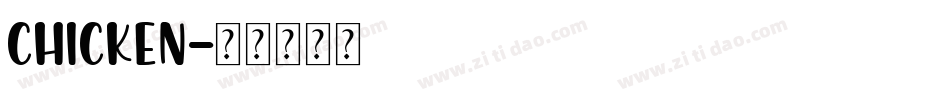 Chicken字体转换