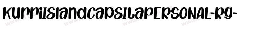 KurriIslandCapsItaPERSONAL-Rg字体转换