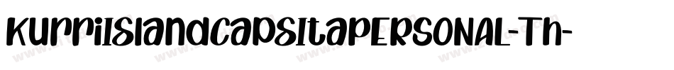 KurriIslandCapsItaPERSONAL-Th字体转换