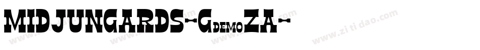 Midjungards-G3zA字体转换 Midjungards-G3zA字体转换